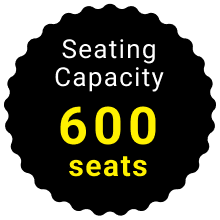 Seating Capacity 600 seats