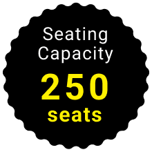 Seating Capacity 250 seats