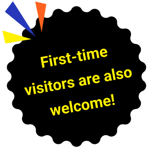 First-time visitors are also welcome!