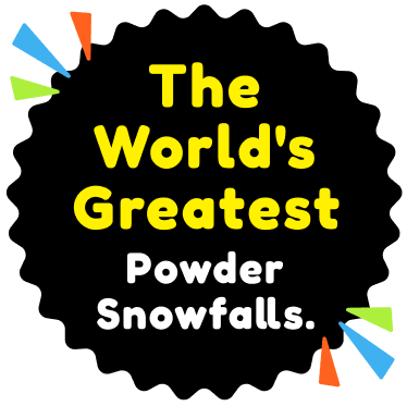 The World's Greatest Powder Snowfalls.