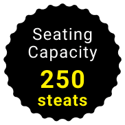 Seating Capacity 250 seats